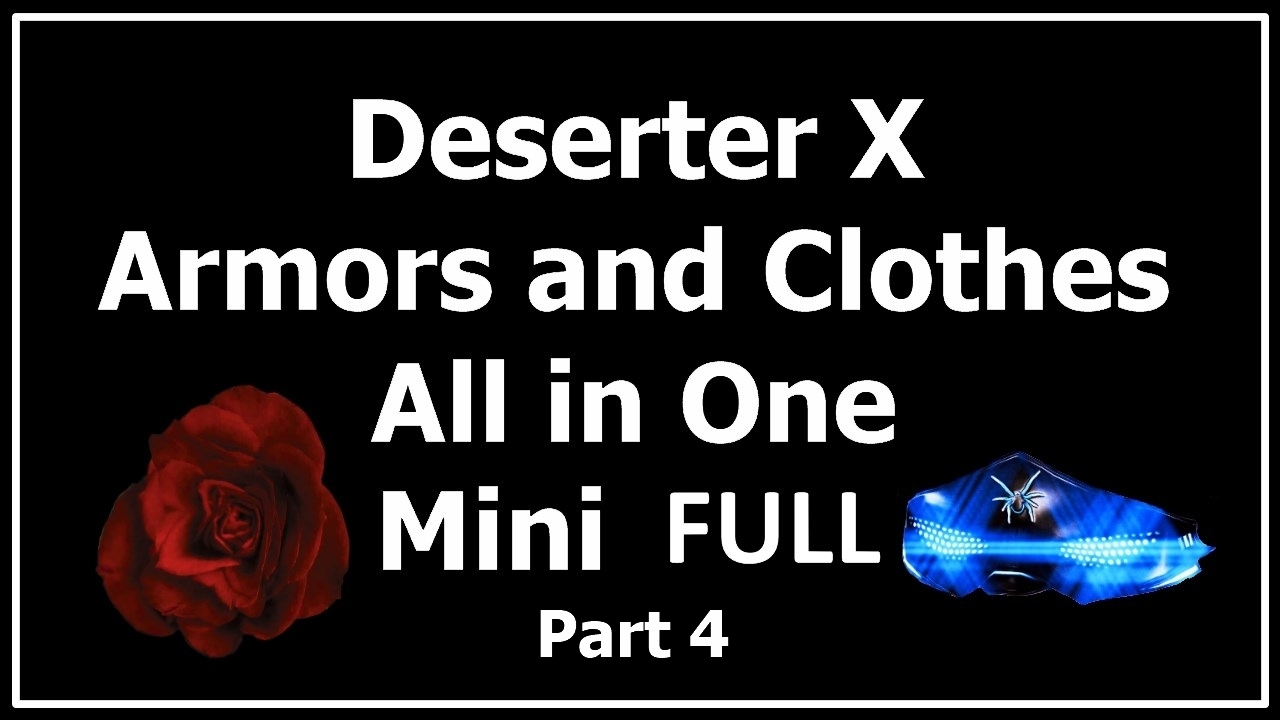 Одежда и броня (всё включено) от DeserterX. Часть 4